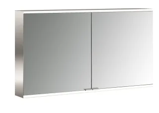 emco LED-Lichtspiegelschrank prime 2 Facelift Aufputz, 1200 mm, 2-türig, IP 20 Rückwand verspiegelt 949706246