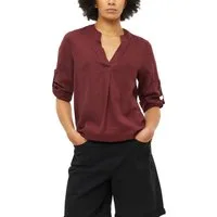 s.Oliver Shirtbluse krempelbar, kühlender Leinenmix