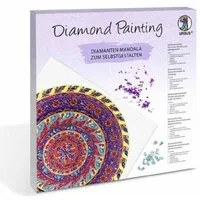 URSUS Kreativset Diamond Painting Mandala zum selbstgestalten, (Diamanten-Mandala, mit allem notwendigen Zubehör)