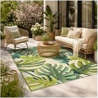 Pergamon Outdoorteppich In- & Outdoor Teppich Malibu, Rechteckig, Höhe: 4 mm