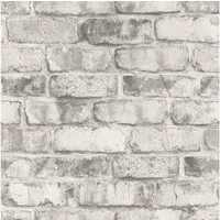 Rasch Vliestapete Clayton - Selbstklebende Tapete Mauerwerk von tesa® x rasch®, strukturiert, Steinoptik, Ziegel, Mauer, Steinmauer, (1 St), selbstklebend, 6,00m x 0,53m