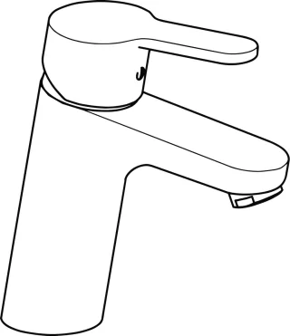 Hansa Waschtisch-Einhandmischer Hansaprimo XL verchromt, 49372203 49372203