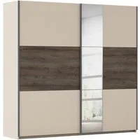 rauch Schwebetürenschrank Kleiderschrank Schrank Garderobe Schlafzimmerschrank SAJO in 2 Breiten (218, 261 cm) optional mit Spiegel MADE IN GERMANY