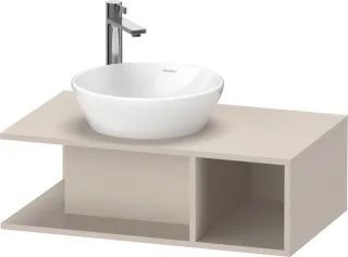 Duravit D-Neo Konsolenwaschtischunterbau wandhängend Taupe Matt 800x480x260 mm - DE491809191 DE491809191