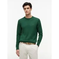 Tommy Hilfiger Rundhalspullover ESSENTIAL COTTON Crewneck Regular Fit Premium Mode