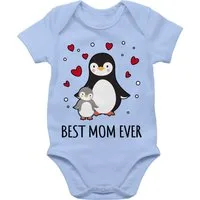 Shirtracer Shirtbody Best Mom ever - Pinguine Mama