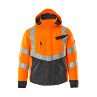 MASCOT Herren Hastings Winterjacke SAFE SUPREME Hi-vis Orange / Schwarzblau M - 15535-231-14010-M