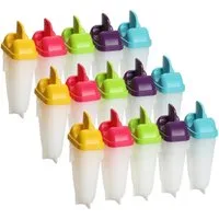 FACKELMANN Eisform Stieleisformer für 15 Portionen, Selbstgemachtes Eis am Stiel, Formen