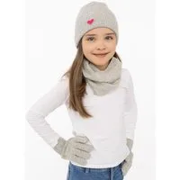 Zwillingsherz Beanie "Heart-Patch" Kids-Kaschmir Mütze mit Herzpatch