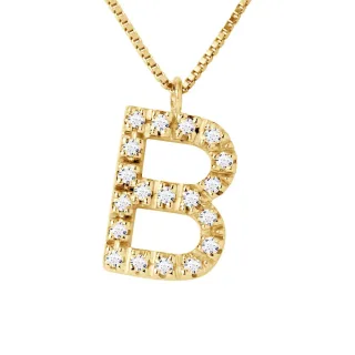 DIADEMA - Halskette mit Diamanten - B - Gelbgold - Chaine Véntienne