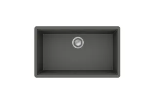 Hansgrohe Einbauspüle S530-F700 manuelle Ablaufgarnitur steingrau, 43363290 43363290