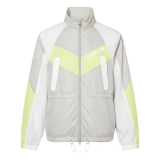 Lacoste - Kapuzenjacke für Damen, Übergroß (Grau)