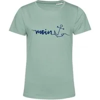 tomBrook T-Shirt Damen Kurzarm-Shirt Moin-Anker-Print - Sommershirt Baumwolle Maritim Damenshirt Regular Fit, Glatte & weiche Oberfläche, Rundhalsausschnitt