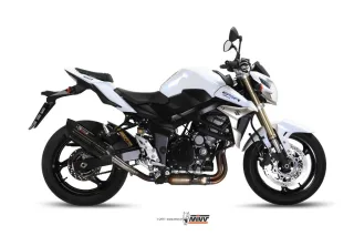 Sport Auspuff MIVV Suono Steel Black Suzuki GSR 750 Bj. 2011-2016 Typ: C5 (EURO-3) +ABE