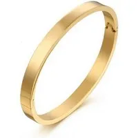 Staufergold Armreif „Pure“ – Minimalistischer Edelstahl-Bangle, handmade with Love!