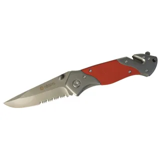 Dönges Rettungsmesser Economy I , Klingenform:Standard, Farbe:rot/silber