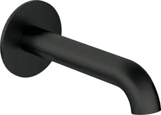 Neuesbad Serie 600 Badewannen Auslauf 160mm, schwarz matt NB1DENQS_N80K1
