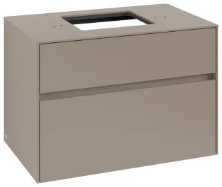 Villeroy & Boch Waschtischunterschrank Collaro C12400 800x548 x500mm 2 Ausz. Waschbecken mittig Ta C12400VM
