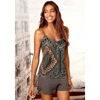 LASCANA Shorty (Set, 2 tlg) mit Ethno-Muster