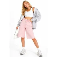 SUBLEVEL Bermudas Damen Jeans Shorts Bermuda Kurze Hose Short Denim Baggy 5-Pocket-Style