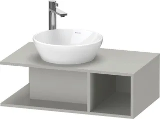 Duravit D-Neo Konsolenwaschtischunterbau wandhängend Betongrau Matt 800x480x260 mm - DE491800707 DE491800707