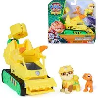 Spin Master Spielzeug-Auto PAW Patrol: Der Dino Film, Rubbles Dino-Rettungs-Bulldozer