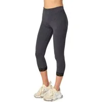 Merry Style Leggings Damen 3/4 Capri Hose MS10-224 (1-tlg) aus Baumwolle mit Spitze
