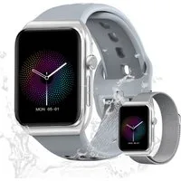 Zevelora Herren’s und Damen's IP65 Wasserdicht Fitness-Tracker Smartwatch (1.81 Zoll, Android / iOS), mit ECG Blutdruck Blutsauerstoff Schrittzähler Bluetooth-Anruffunktion
