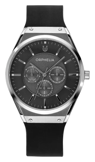 Orphelia Saffiano Herren-Armbanduhr OR71905, schwarz