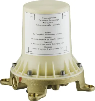 Hansgrohe Grundset Axor Zweigriff Wannenarmatur und Wannenmischer für Bodenmontage, 10452180 10452180