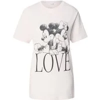 Merchcode Kurzarmshirt Merchcode Damen Ladies Minnie Loves Mickey Tee (1-tlg)