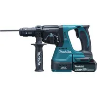 Makita Kombihammer DHR243RTJ, max. 950 U/min, (Set), für SDS-PLUS 18 V, 5,0 Ah, inkl. Akku, Ladegerät und Koffer