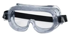 uvex Vollsichtbrille 9305 schwarz transparent - 9305514