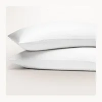Seralino Seitenschläferkissenbezug Mako Satin Kissenbezug (100% Bio Baumwolle) weich, hautfreundlich, (2 Stück), Fairtrade/ GOTS zertifizierte uni Kissenhülle mit Reißverschluss