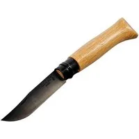 Opinel Universalmesser Taschenmesser No. 08 schwarze Klinge inkl. Holzbox