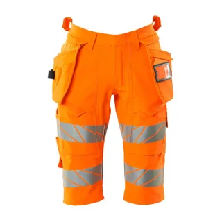 MASCOT Herren Shorts, lang mit Hängetaschen ACCELERATE SAFE Hi-vis Orange 52 - 19349-711-14-C52