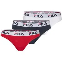 Fila Brasilslip WOMAN BRAZILIAN SLIP (3er Pack) mit elastischem Logobund