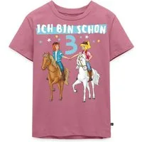 Spreadshirt T-Shirt Bibi & Tina Geburtstag Ich Bin Schon Drei Kinder Premium T-Shirt (1-tlg)