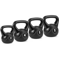 Youyijia Hantel 20 kg Kettlebell-Set 4-teilig Kettlebell Gewicht