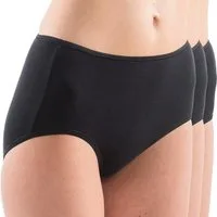 HERMKO Maxislip 17011 (Pack, 3er) Baumwolle/Modal, softweicher Maxislip mit elastischen Abschlüssen