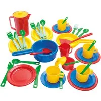 dantoy Spielgeschirr Küchenspielset 42T, (42-tlg), Made in Europe
