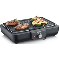 Severin Tischgrill PG 8556, 2300 W, Elektrogrill mit Platte