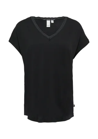 qs - T-Shirt schwarz - Gr. - XL