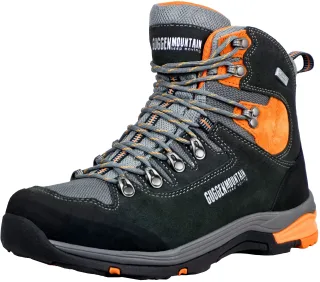 Herren Wanderschuhe Leder Schwarz