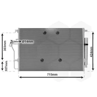 Van Wezel Klimakondensator Mercedes Sprinter 30005724