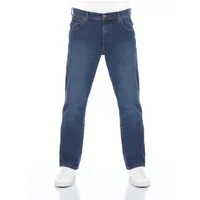 Wrangler Straight-Jeans Herren Jeanshose Texas Stretch Regular Fit Denim Hose mit Stretch