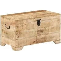 vidaXL Aufbewahrungsbox Truhe Massivholz (1 St)