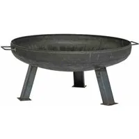 Siena Garden Feuerschale XXL Ø79 cm, (1-St), langlebiges Produkt, Stahl unbehandelt