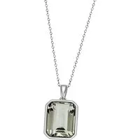 Firetti Kette mit Anhänger Schmuck Geschenk Silber 925 Halsschmuck Halskette Ankerkette, mit Amethyst