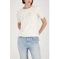 Monari Rundhalsshirt mit Glitzersteinchen